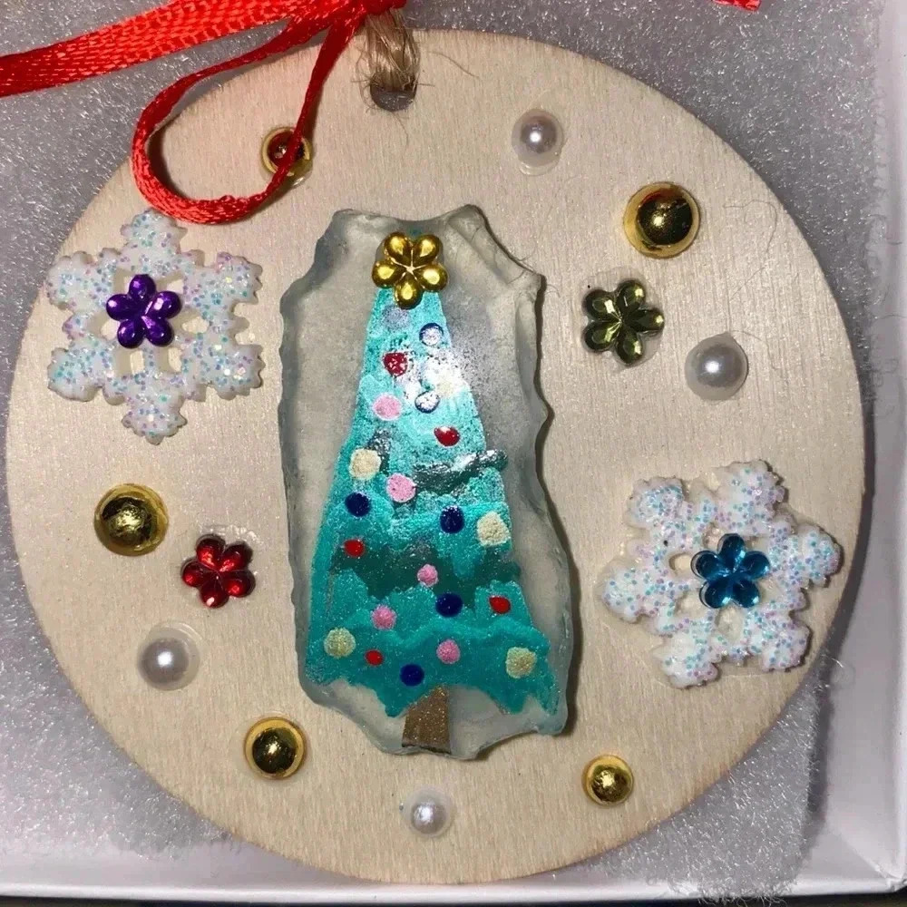Seaglass Christmas Ornament 🐚